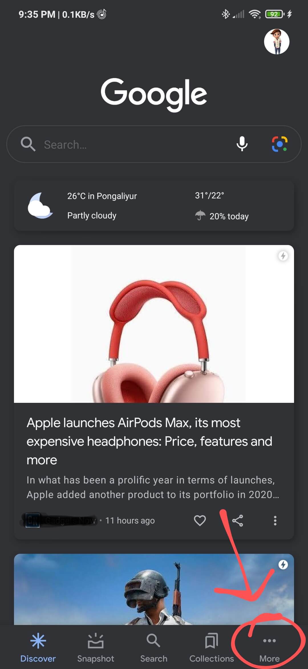 Google App More